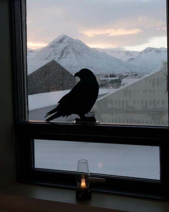 Scenic Penthouse - Ocean View & Skylight Windows Apartman Siglufjordur Kültér fotó